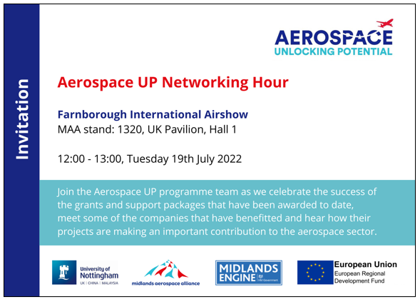 Aerospace UP Networking Hour invitation