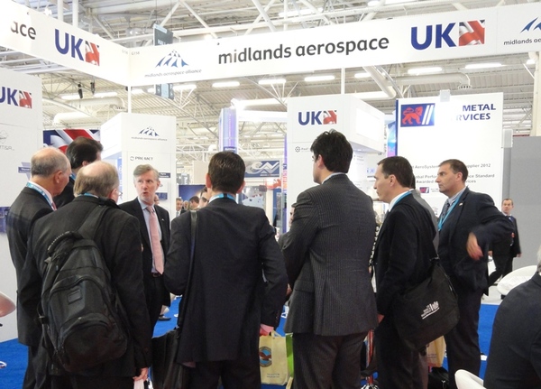 MAA CEO Andrew Mair welcomes ukti to maa stand paris 2013