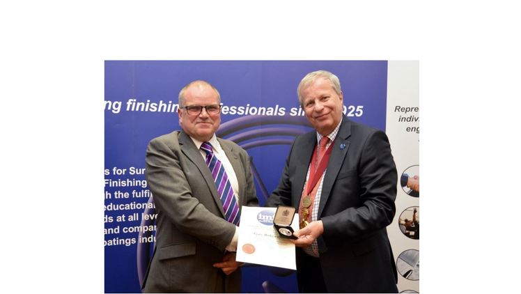 Poeton training manager receives Eddie Marlow Memorial Medal