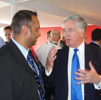 Michael Fallon meeting WMTR