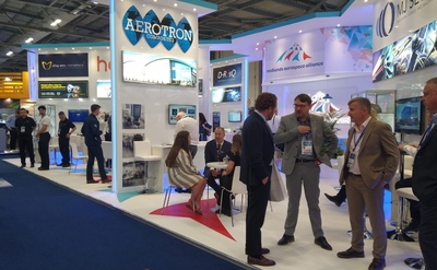 Busy MAA stand Farnborough 2024 Busy MAA stand Farnborough 2024