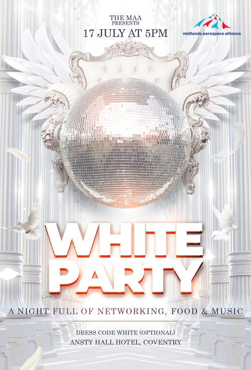 MAA000 White Party Flyer April 2025 V1