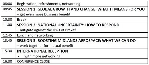 Conference agenda