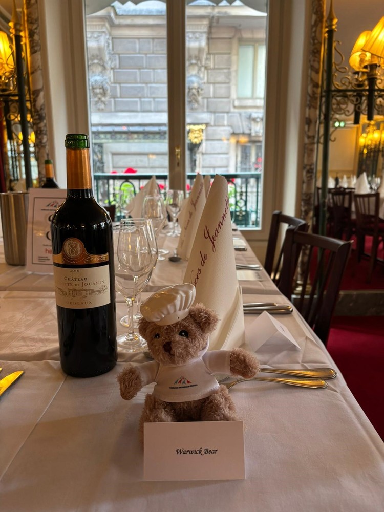 Chef Warwick at the dinner